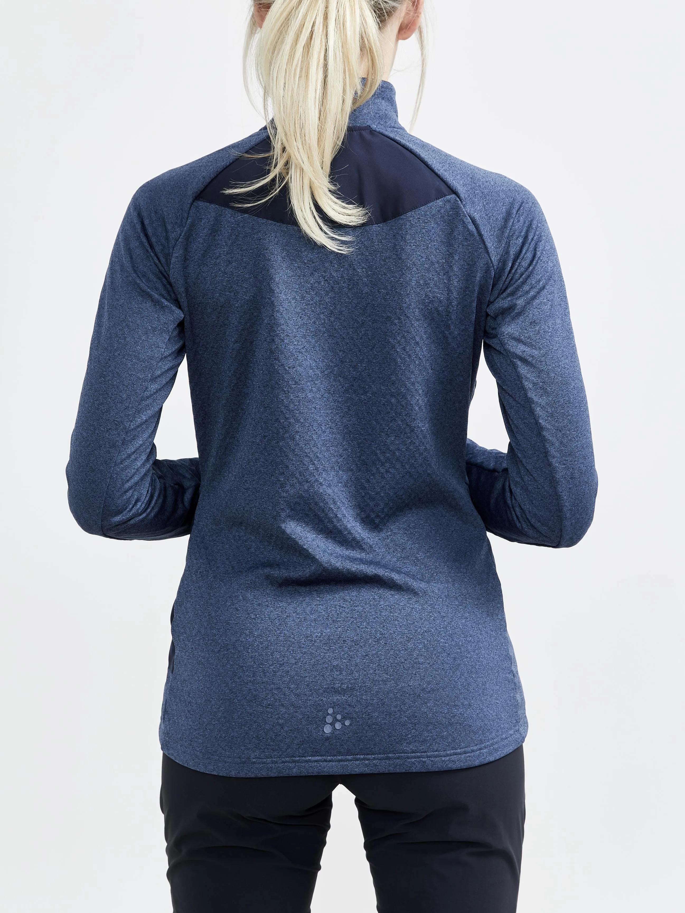 Women's Core Trim Thermal Midlayer - BLUES-MELANGE sold by Craft Sportswear product image thumbnail 2
