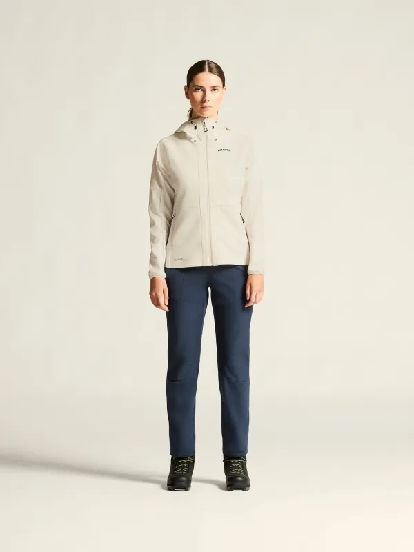 Women's Core Backcountry Hood Jacket - Tofu made by Craft Sportswear