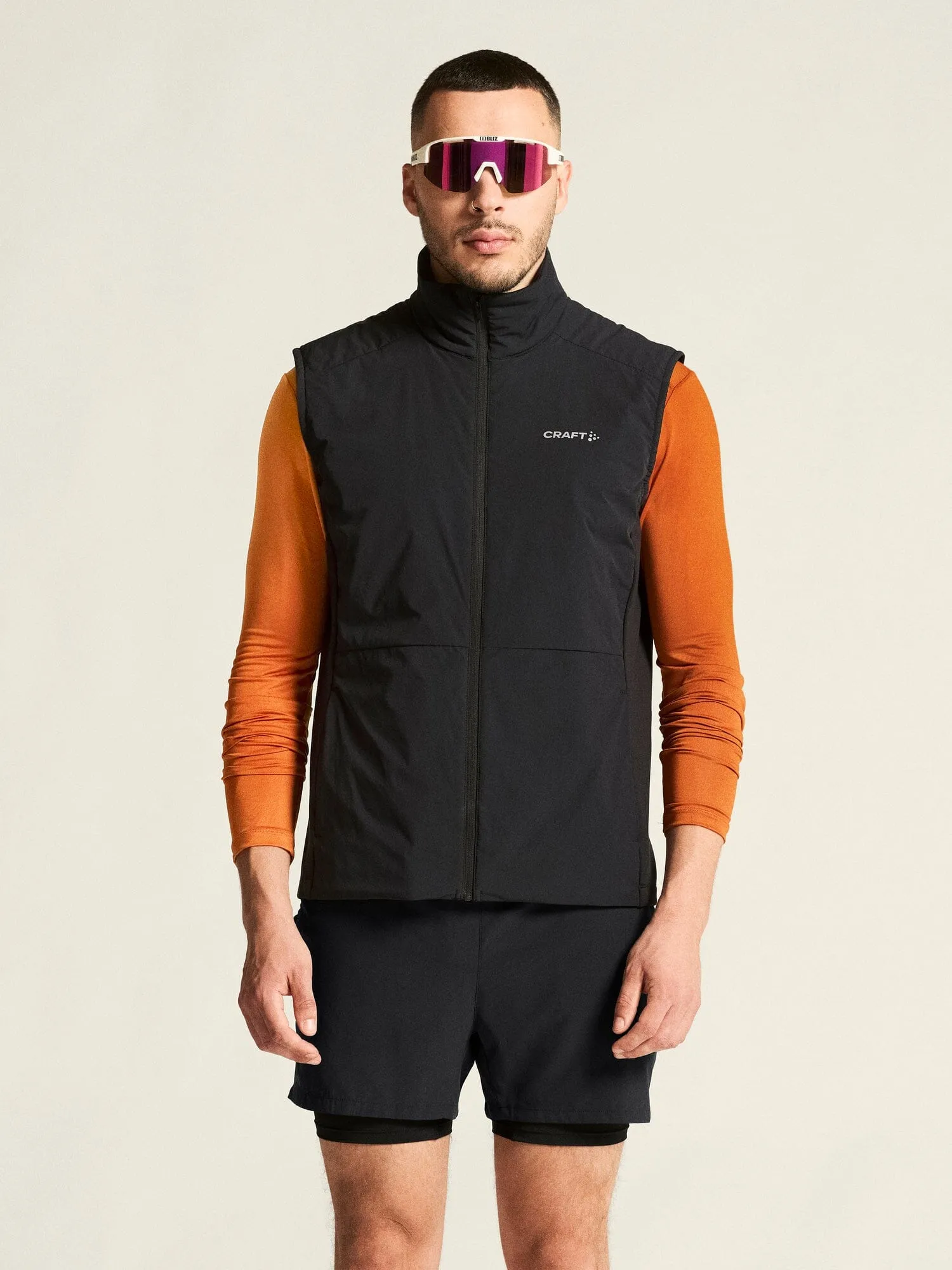 Men's ADV Essence Warm Running Vest 2 - Black sold by Craft Sportswear product image thumbnail 2