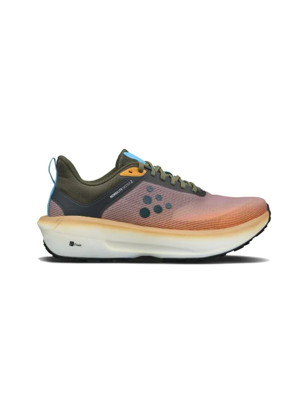 Men's Nordlite Ultra Running Shoe 2.0 - ORANGE/CONTRAST GREEN sold by Craft Sportswear