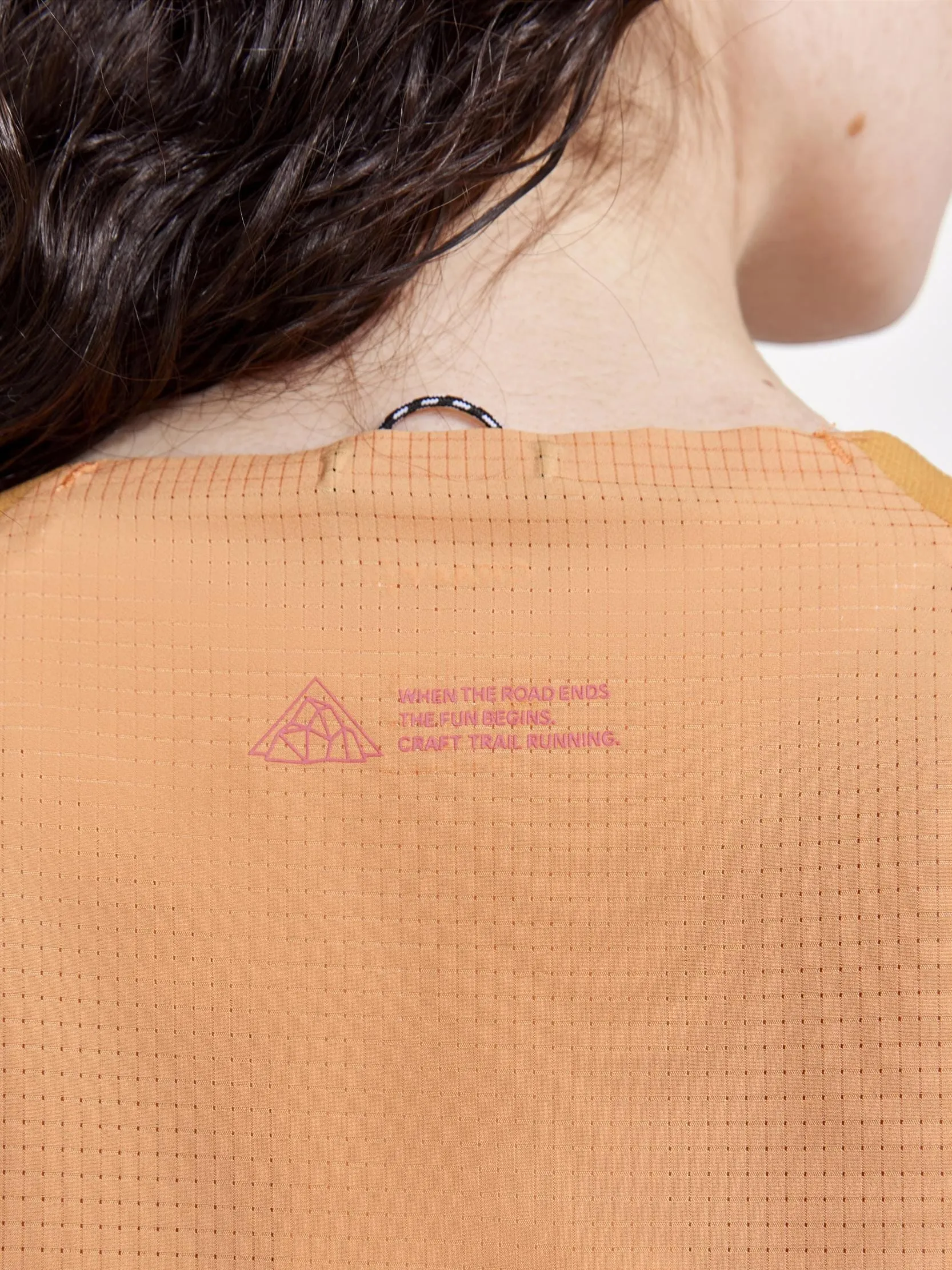 Women's Pro Trail Running Short Sleeve Tee - PEACH-DESERT sold by Craft Sportswear product image thumbnail 4