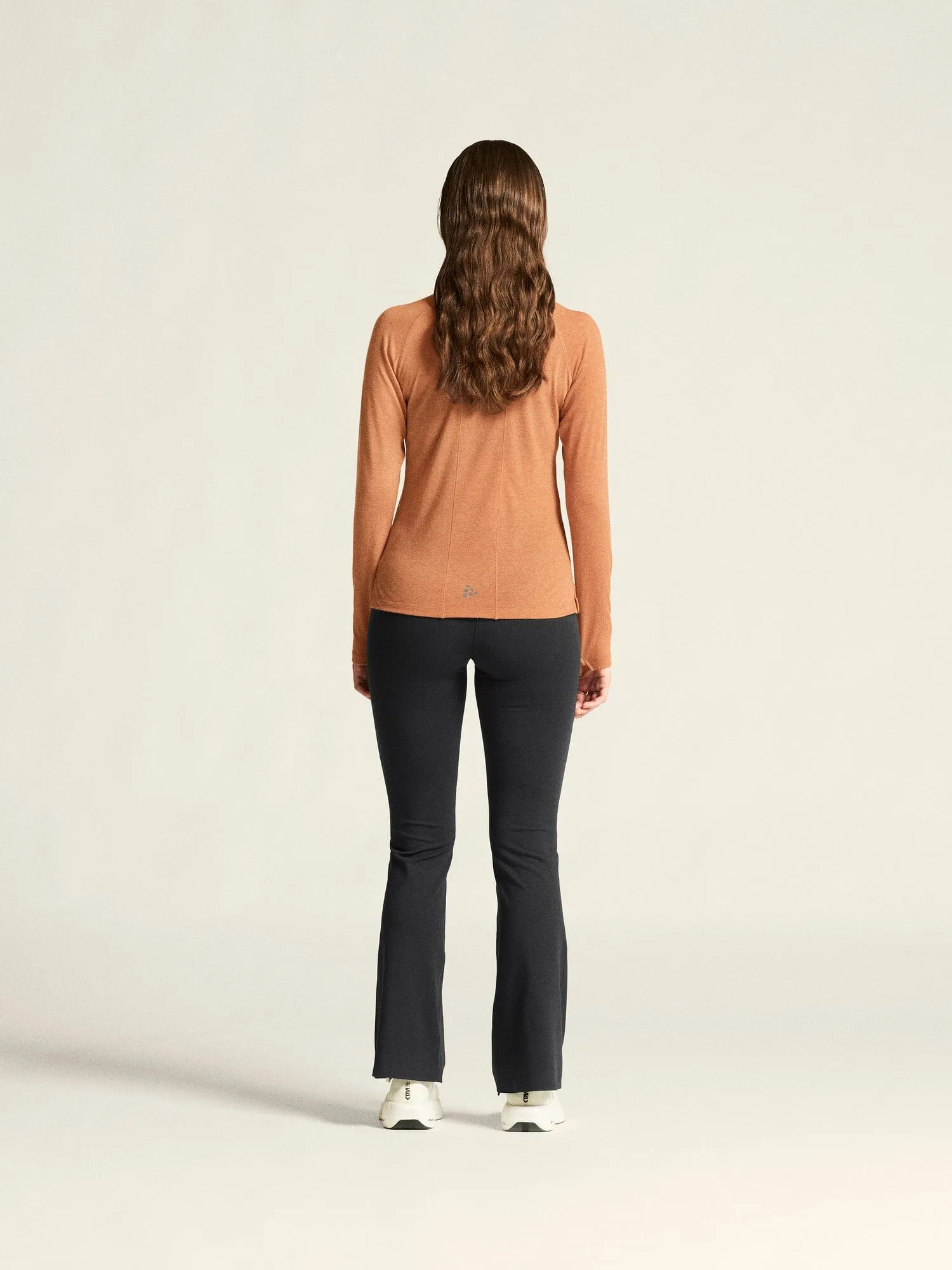 Women's ADV SubZ Wool Long Sleeve Tee 3 - Syrup/Melange sold by Craft Sportswear product image thumbnail 4