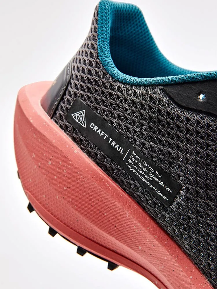 WOMEN'S CTM ULTRA TRAIL RUNNING SHOES - GRANITE-CORAL sold by Craft Sportswear product image thumbnail 4