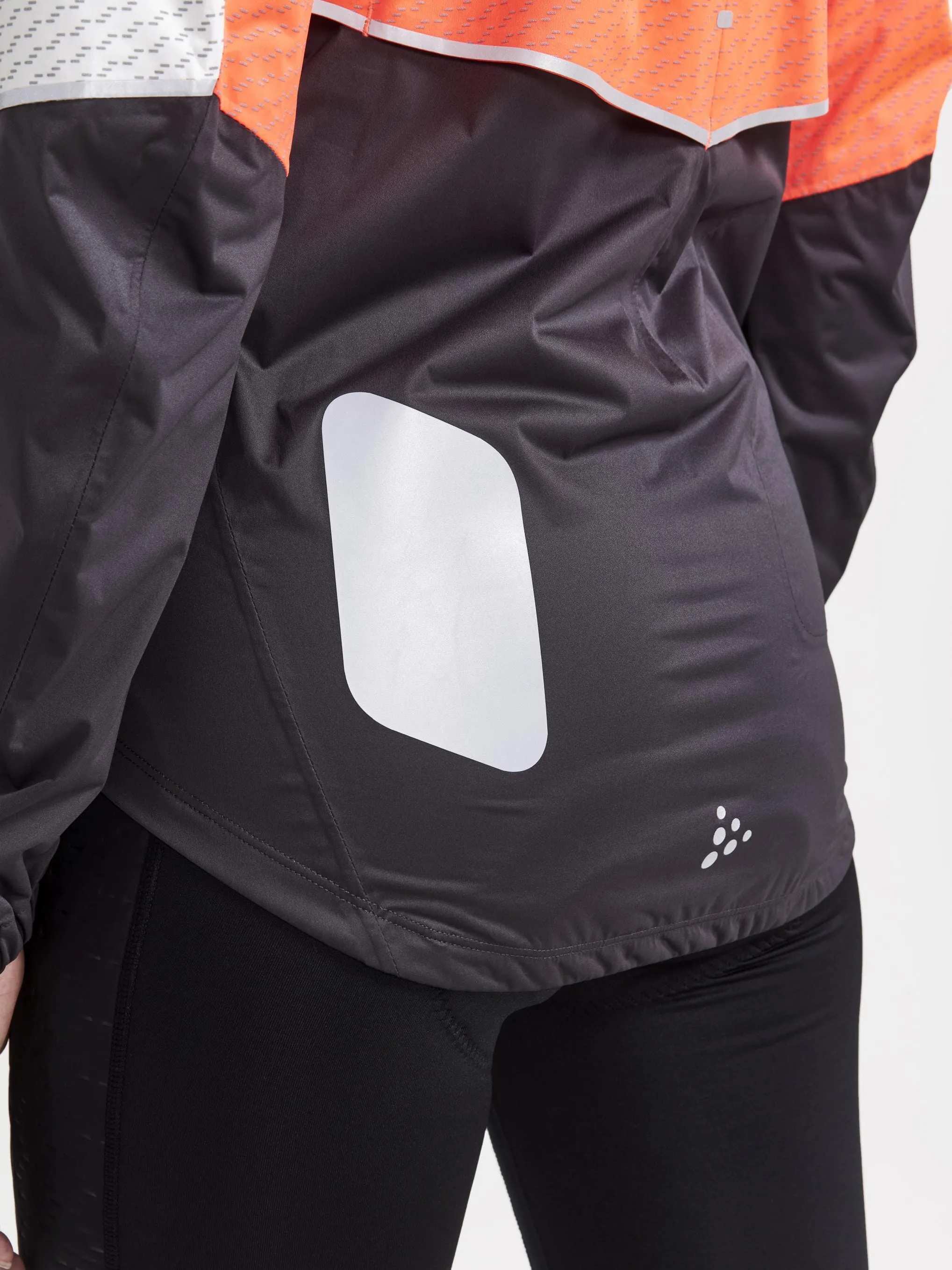 WOMEN'S ADV HYDRO LUMEN CYCLING JACKET - SHOCK-ASH WHITE sold by Craft Sportswear product image thumbnail 5