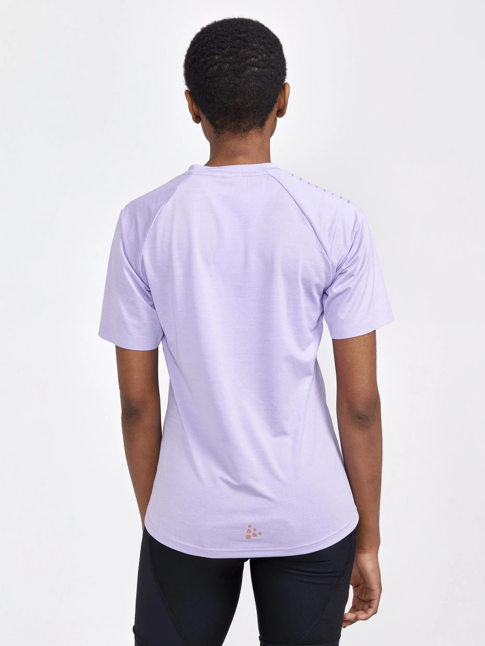 Women's ADV Gravel Bike Short Sleeve Tee - LAVENDER-MELANGE sold by Craft Sportswear product image thumbnail 2