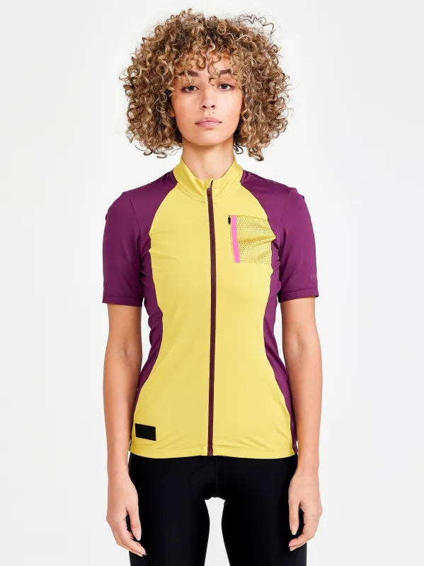 WOMEN'S ADV OFFROAD JERSEY  - CRESS-BURGUNDY sold by Craft Sportswear