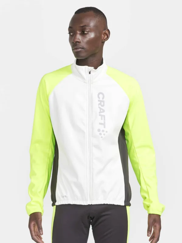 Men's Core Bike SubZ Lumen Jacket - FLUMINO-ASH WHITE made by Craft Sportswear