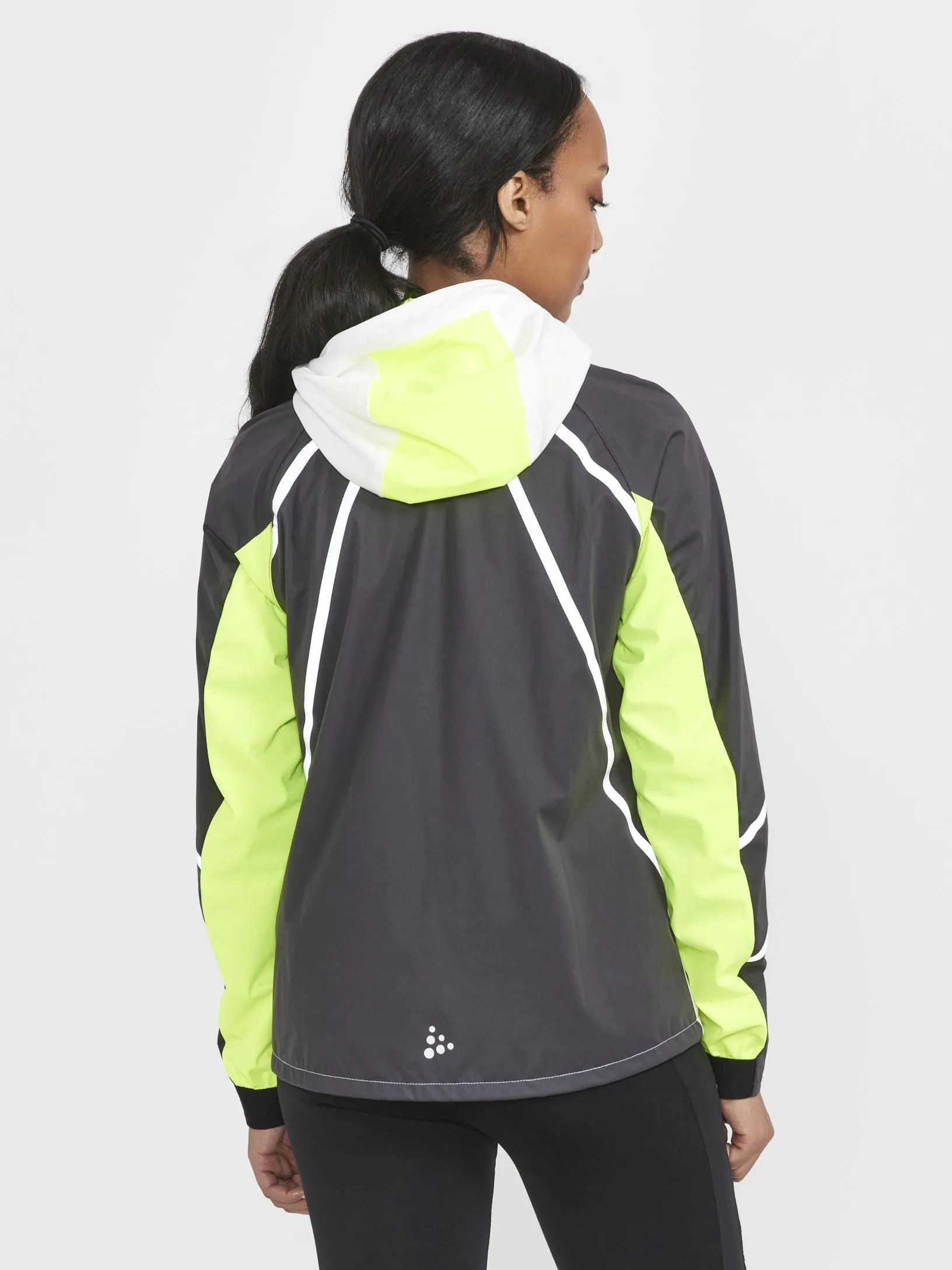 Women's Pro Hydro Lumen Running Jacket 2 - ASH WHITE-SLATE sold by Craft Sportswear product image thumbnail 2
