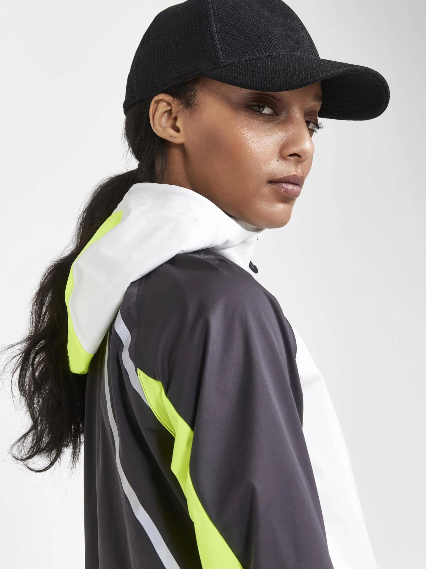 Women's Pro Hydro Lumen Running Jacket 2 - ASH WHITE-SLATE sold by Craft Sportswear product image thumbnail 3