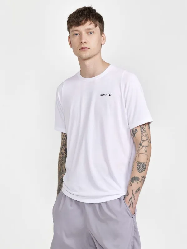 Men's Collective Bi-Blend SS Tee - WHITE made by Craft Sportswear
