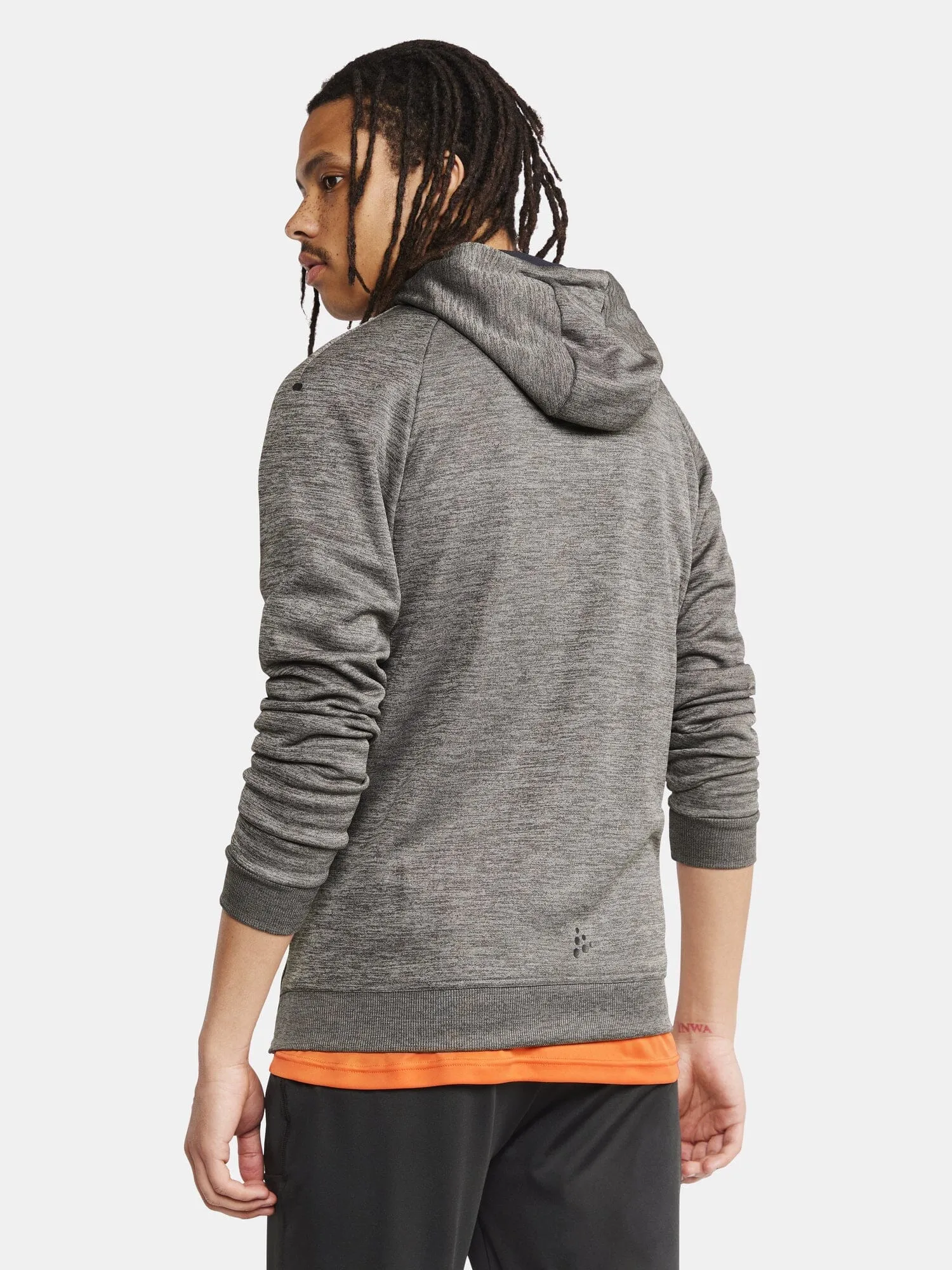 Men's ADV Unify Full-Zip Hood - Dk Grey Melange sold by Craft Sportswear product image thumbnail 2