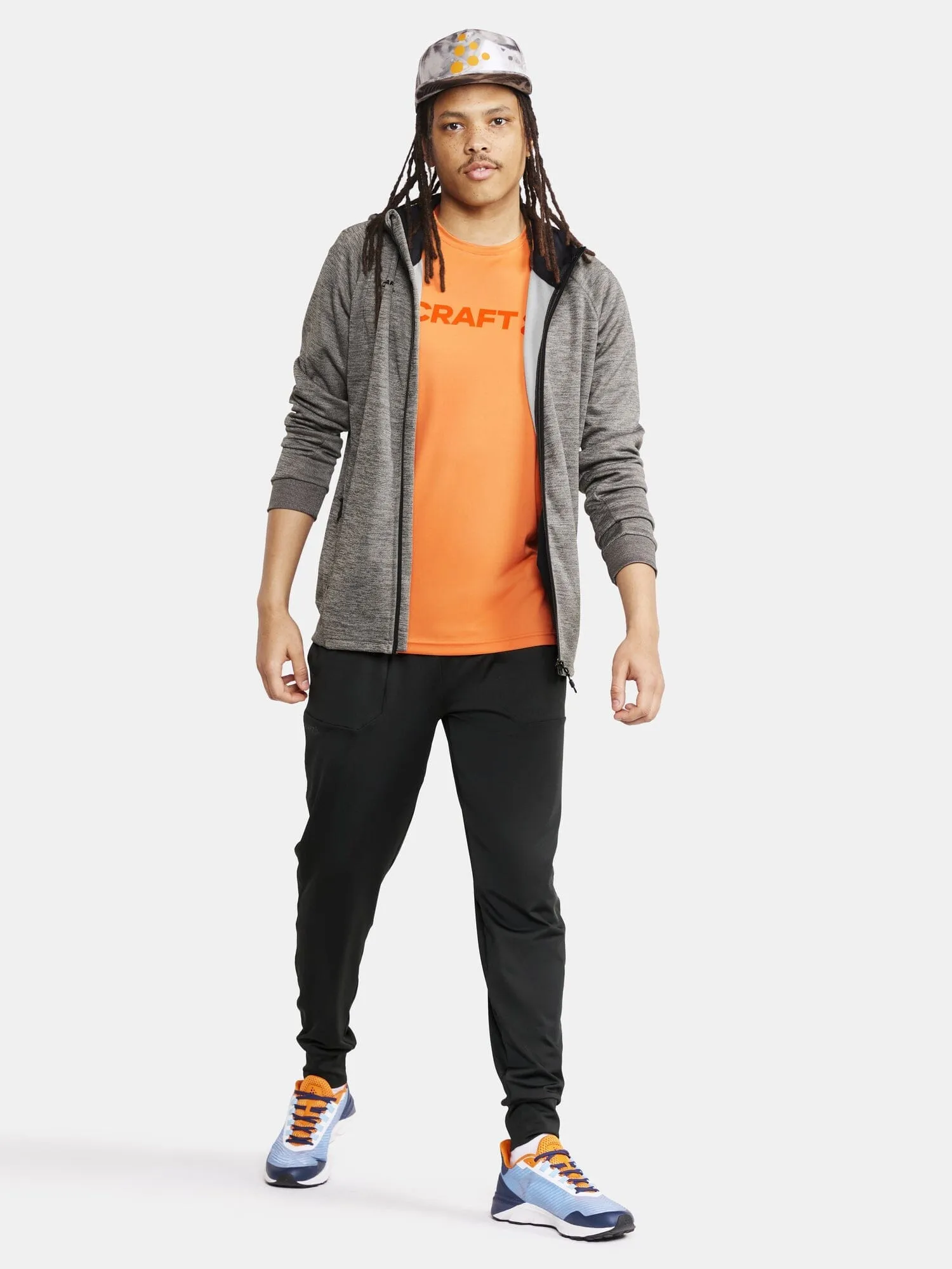 Men's ADV Unify Full-Zip Hood - Dk Grey Melange sold by Craft Sportswear product image thumbnail 5