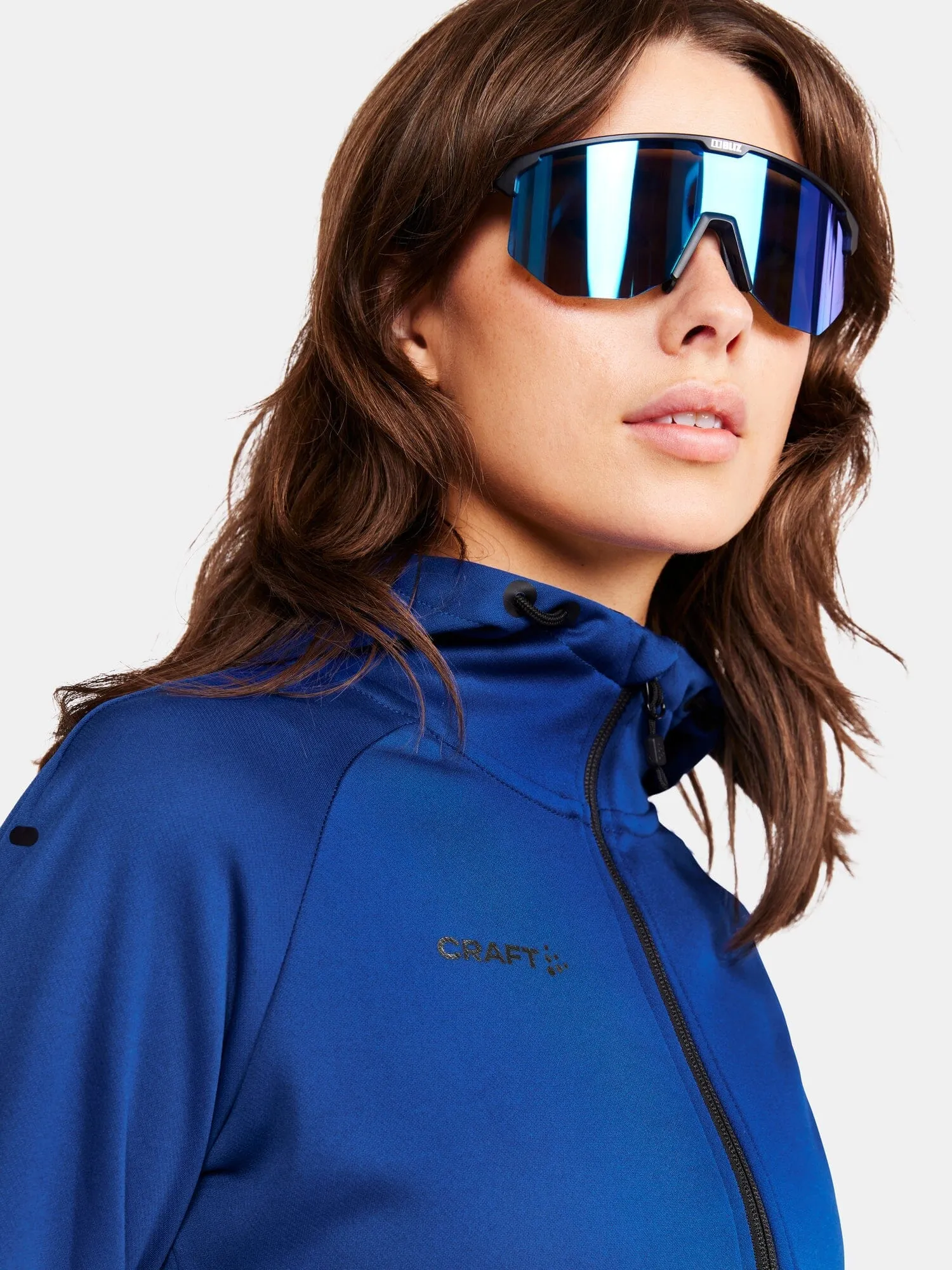 Women's ADV Full-Zip Hood - CLUB COBOLT sold by Craft Sportswear product image thumbnail 2