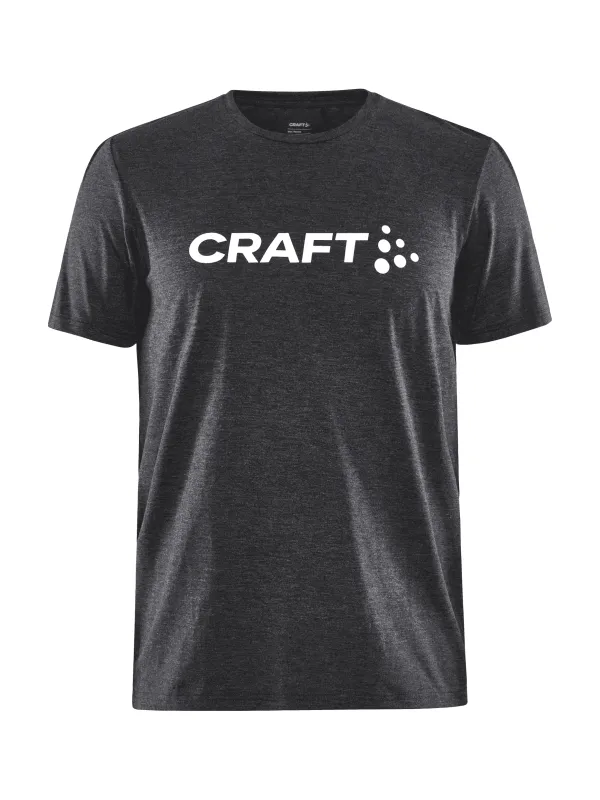 Men's Community Tri Blend Tee - Black Melange made by Craft Sportswear