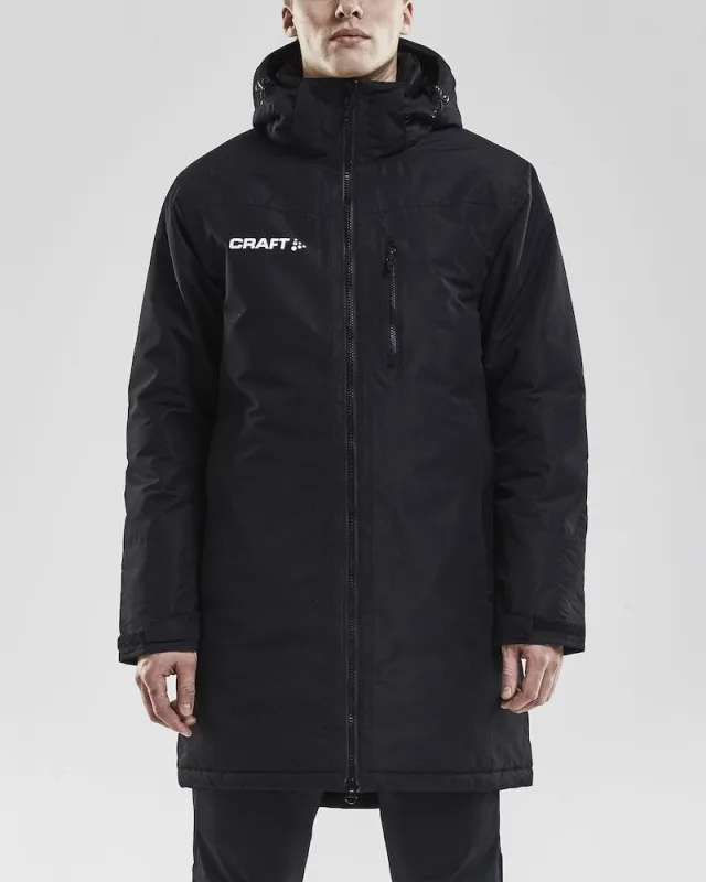 Men's Jacket Parka - BLACK made by Craft Sportswear