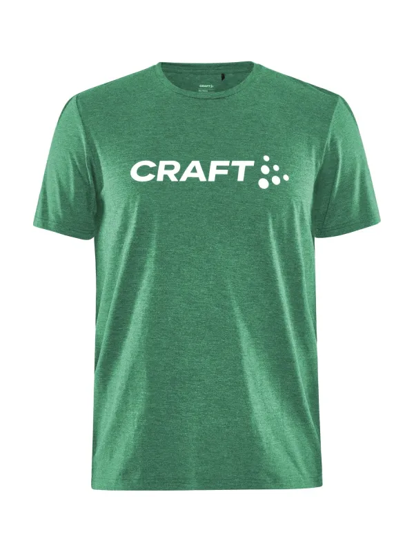 Men's Community Tri Blend Tee - TEAM GREEN-MELANGE made by Craft Sportswear