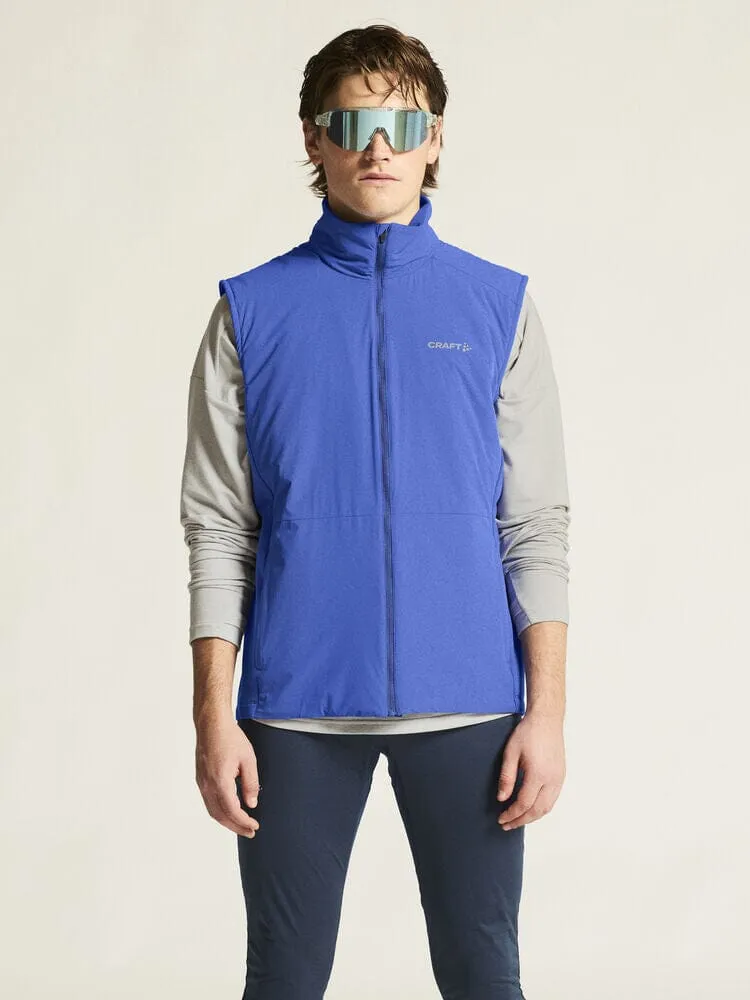 Men's ADV Essence Warm Running Vest 2 - INK BLUE sold by Craft Sportswear product image thumbnail 4