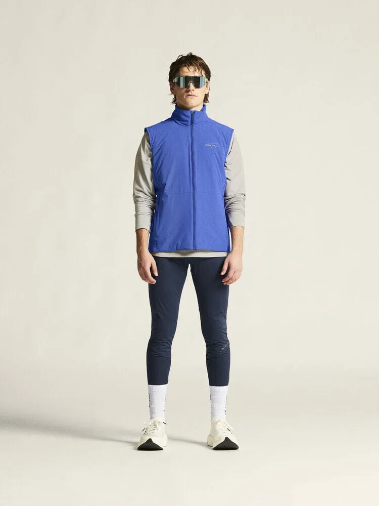 Men's ADV Essence Warm Running Vest 2 - INK BLUE sold by Craft Sportswear