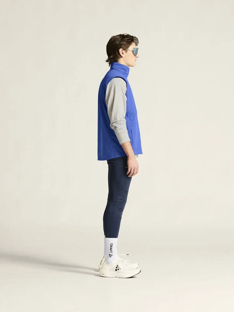 Men's ADV Essence Warm Running Vest 2 - INK BLUE sold by Craft Sportswear product image thumbnail 2