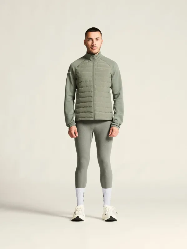 Men's SubZ Running Jacket 4 - Leaf made by Craft Sportswear