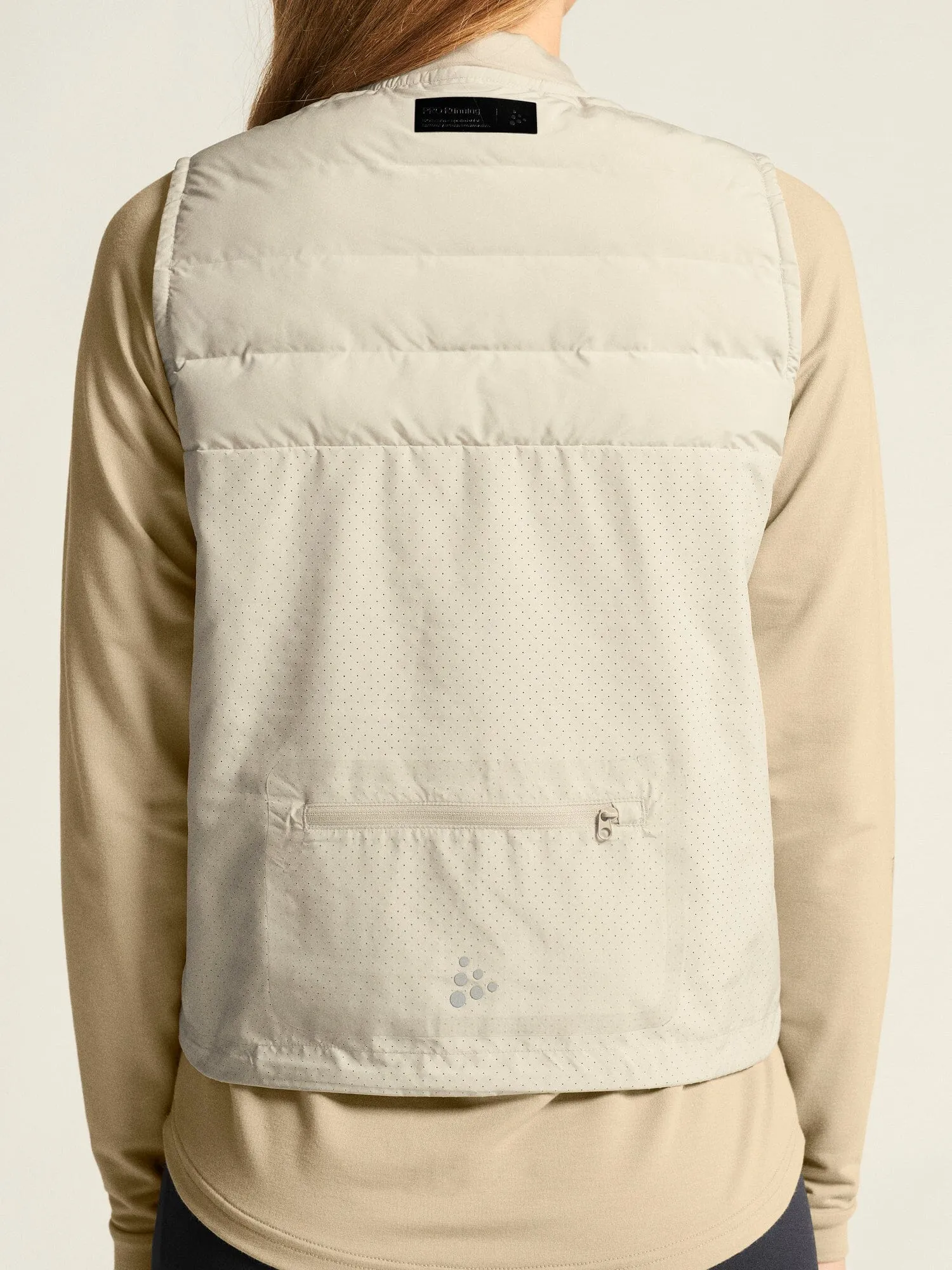 Women's SubZ Running Vest 5 - Plaster sold by Craft Sportswear product image thumbnail 5