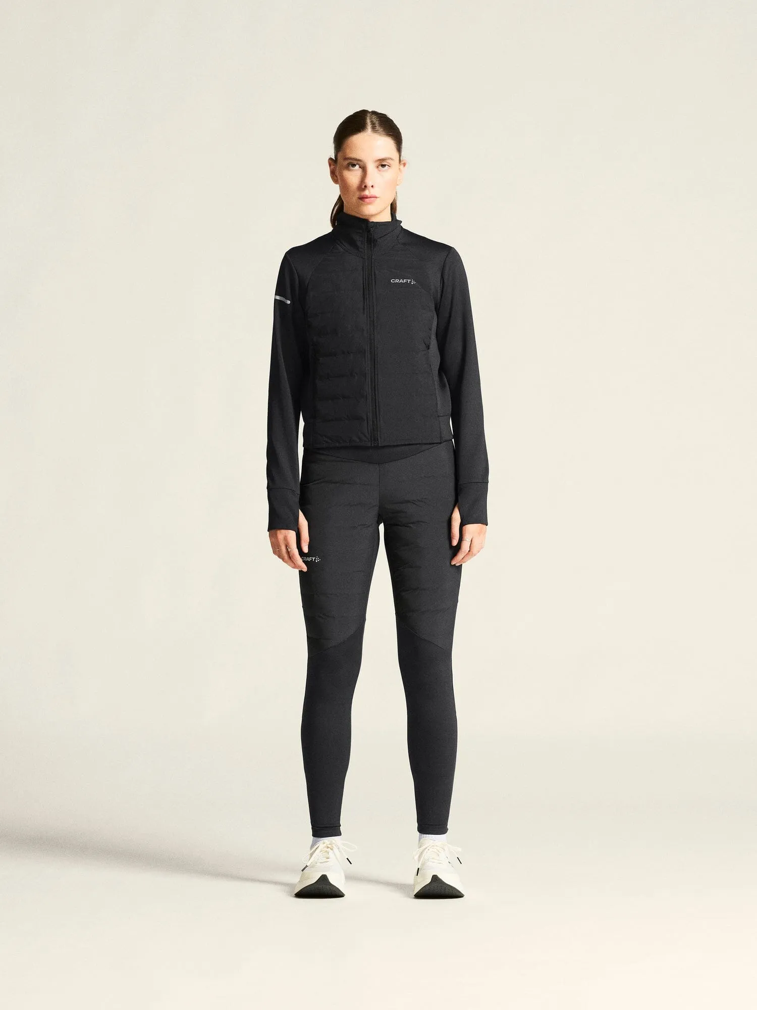 Women's SubZ Running Jacket 4 - Black sold by Craft Sportswear