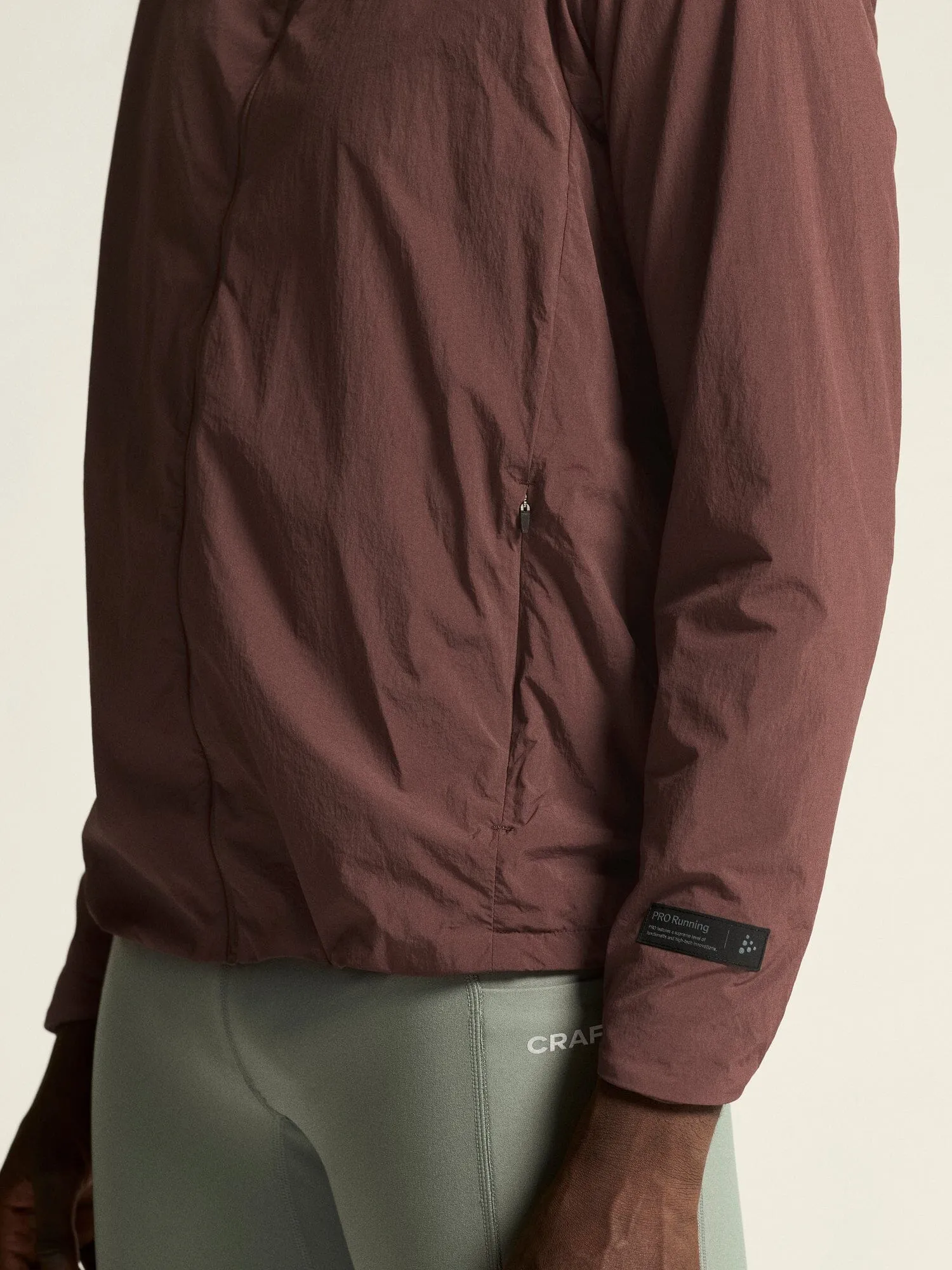 Men's SubZ Light Running Jacket - Prune sold by Craft Sportswear product image thumbnail 5
