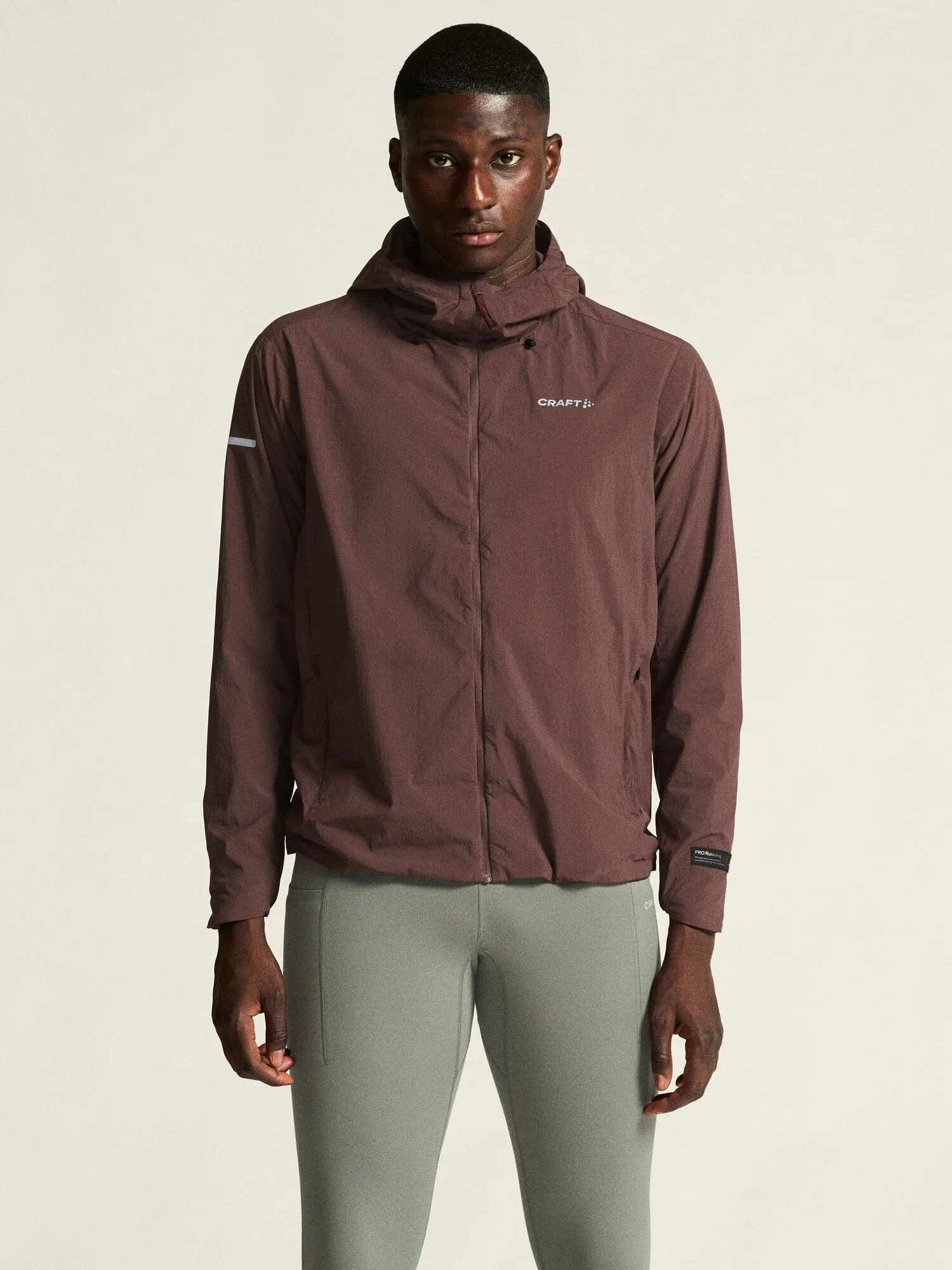 Men's SubZ Light Running Jacket - Prune sold by Craft Sportswear product image thumbnail 2
