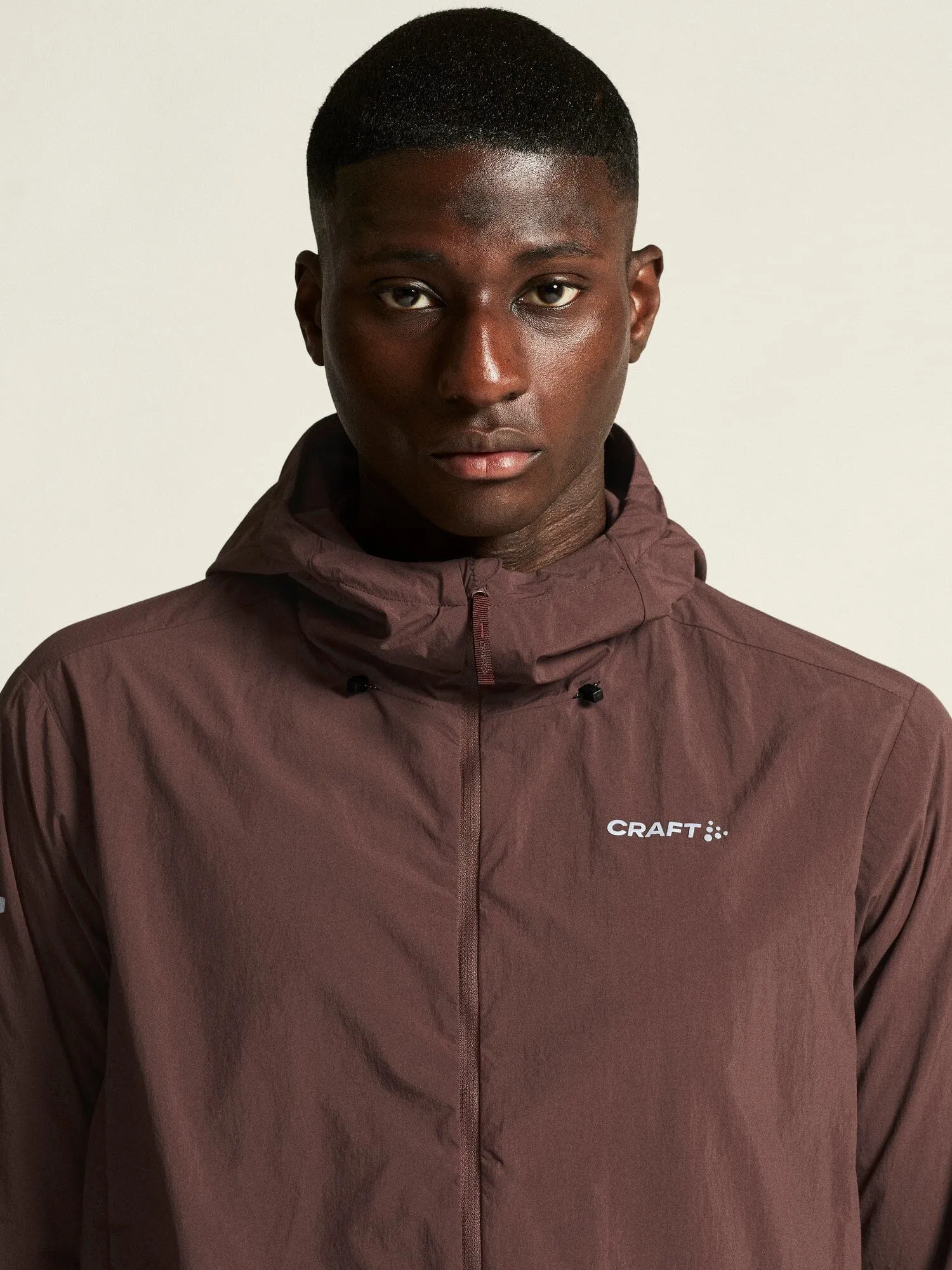 Men's SubZ Light Running Jacket - Prune sold by Craft Sportswear product image thumbnail 3