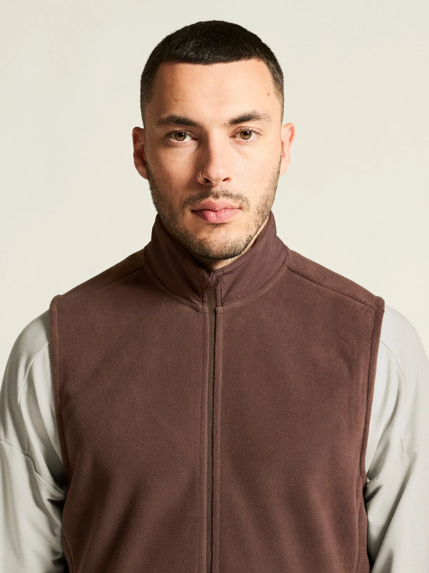 Men's SubZ Fleece Running Vest - Prune sold by Craft Sportswear product image thumbnail 3