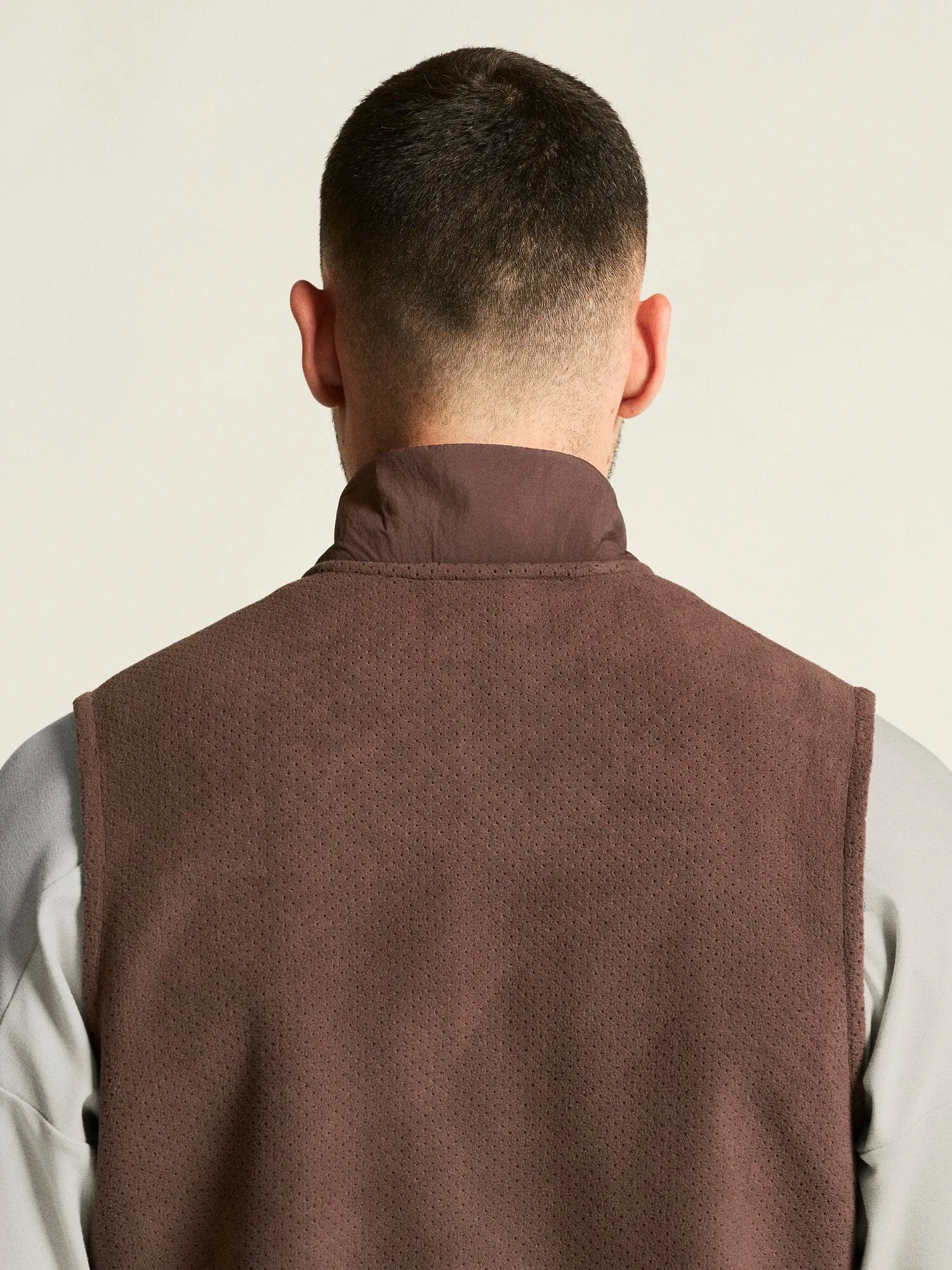 Men's SubZ Fleece Running Vest - Prune sold by Craft Sportswear product image thumbnail 5