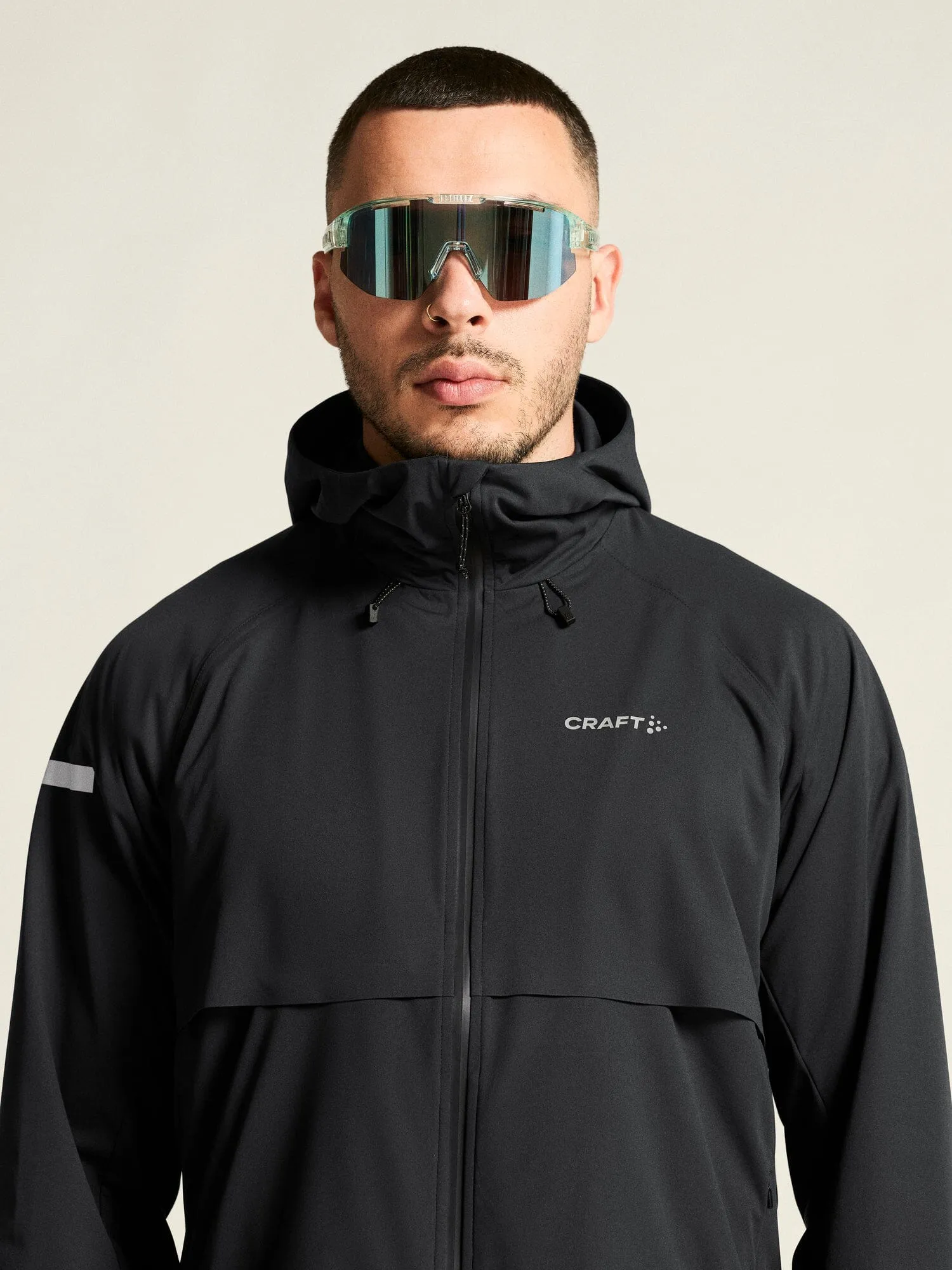 Men's Pro Hydro Running Jacket 3 - Black sold by Craft Sportswear product image thumbnail 3