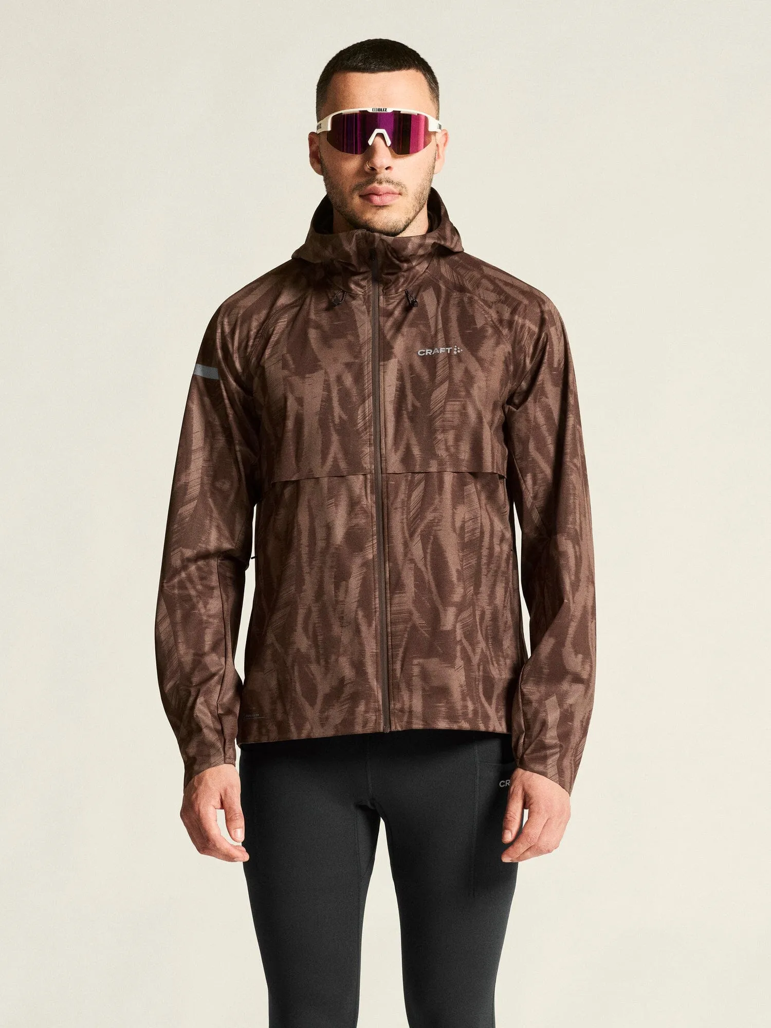 Men's Pro Hydro Running Jacket 3 - Prune/Multi sold by Craft Sportswear product image thumbnail 2