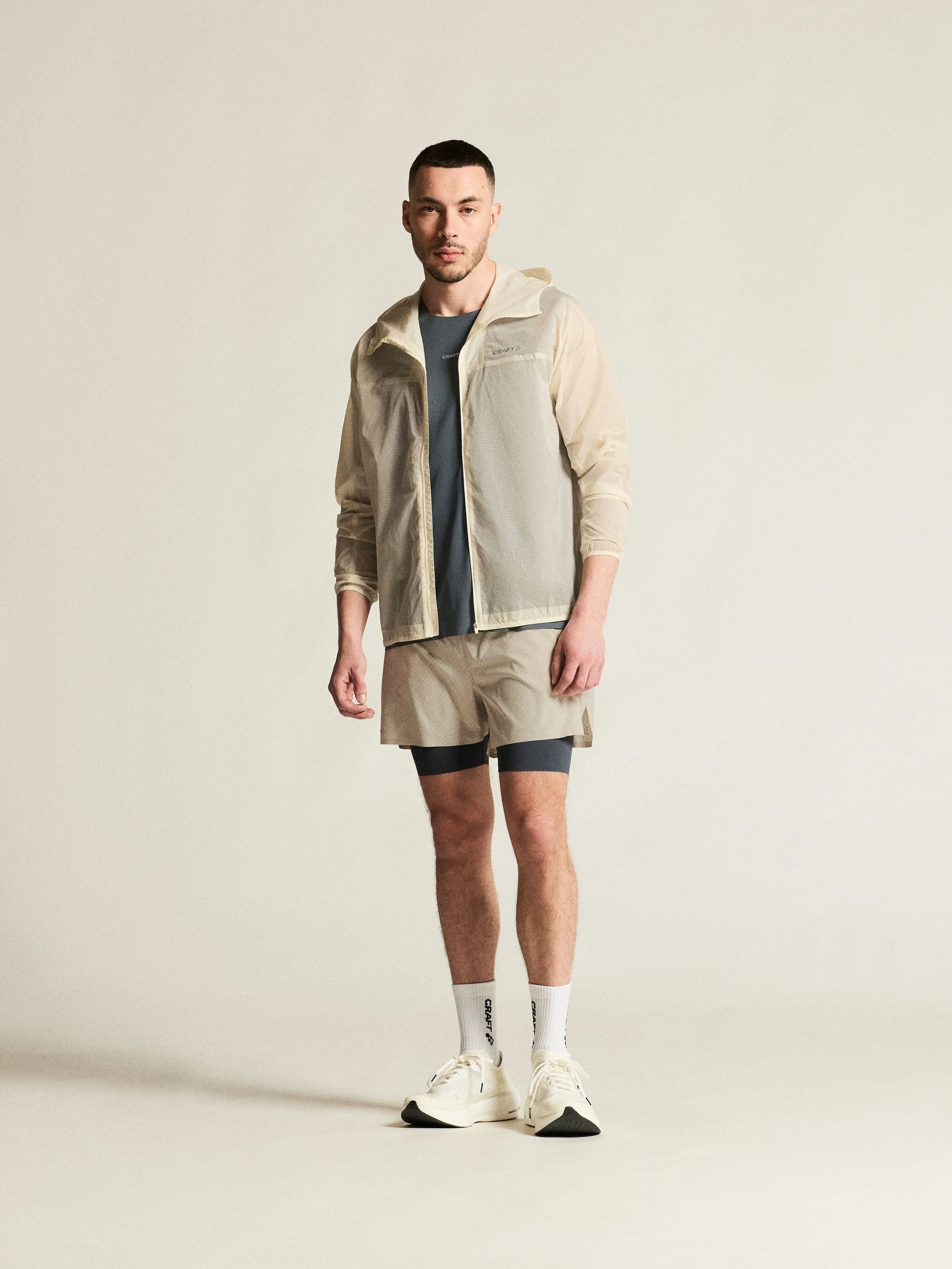 Men's Hypervent Light Wind Jacket - Tofu sold by Craft Sportswear