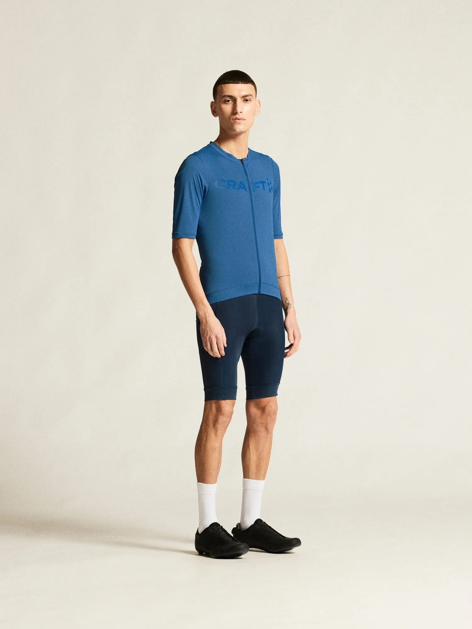 Men's Endur Logo Cycling Jersey - Water sold by Craft Sportswear