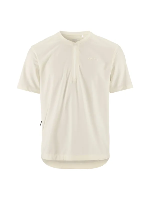 Men's Everyday Half-Zip SS Jersey - Tofu made by Craft Sportswear