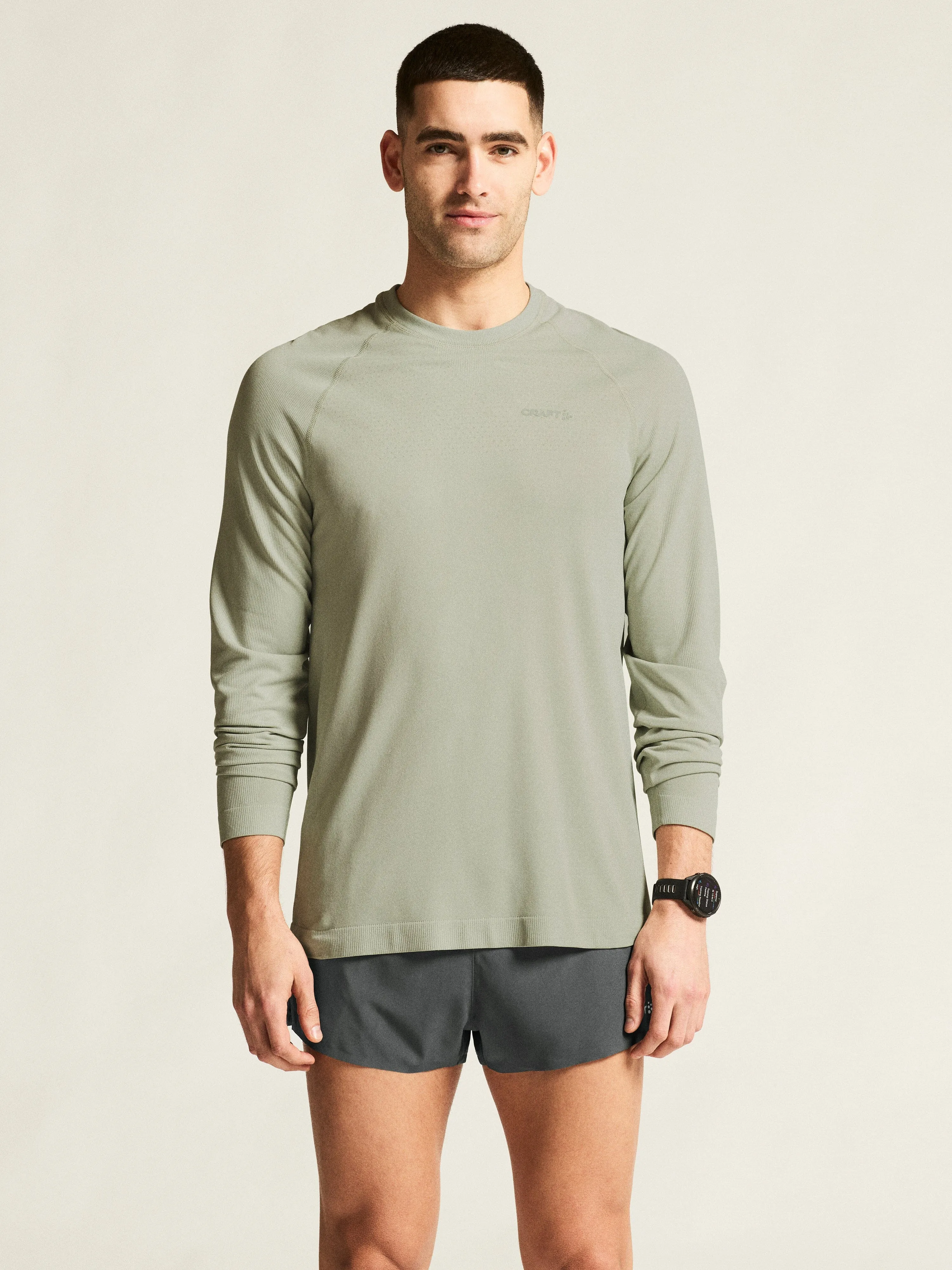Men's Active Comfort Longsleeve 2 - PIGEON sold by Craft Sportswear product image thumbnail 2