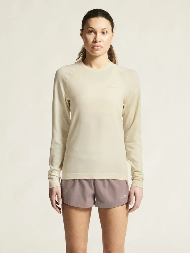 Women's Active Comfort Longsleeve 2 - Tofu sold by Craft Sportswear product image thumbnail 2