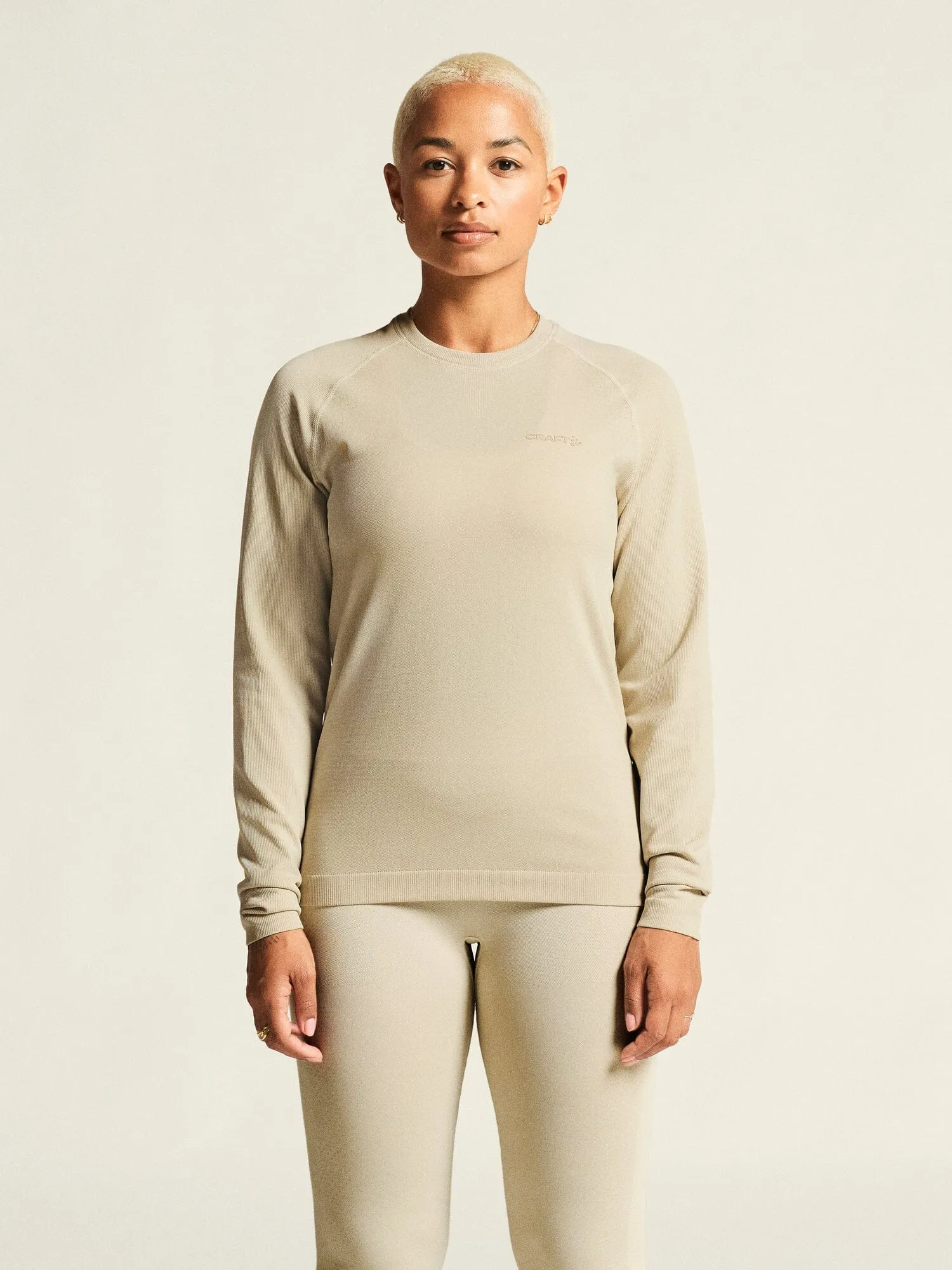 Women's Active Comfort Longsleeve 2 - Plaster sold by Craft Sportswear product image thumbnail 2
