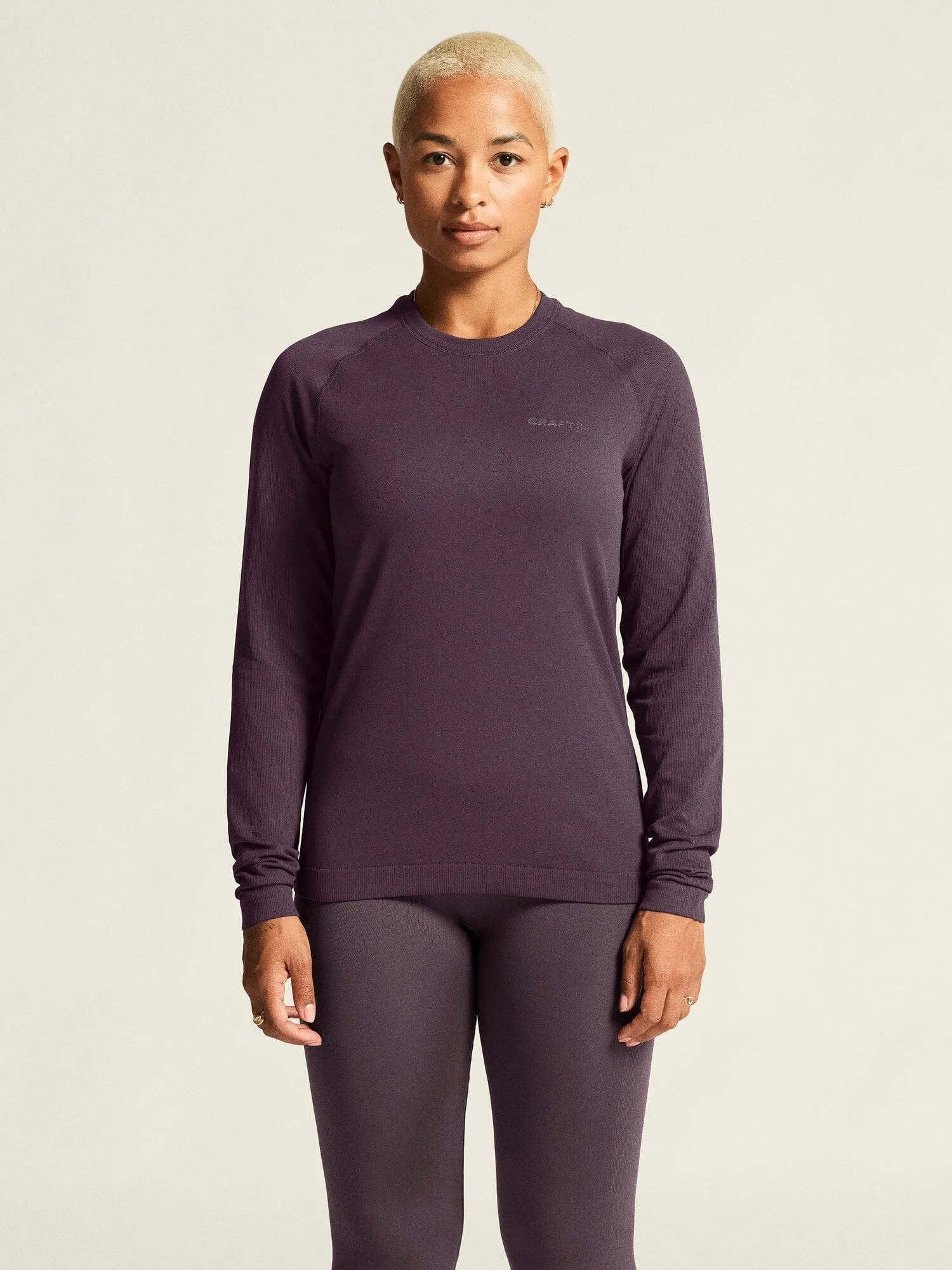 Women's Active Comfort Longsleeve 2 - DK Plum sold by Craft Sportswear product image thumbnail 2
