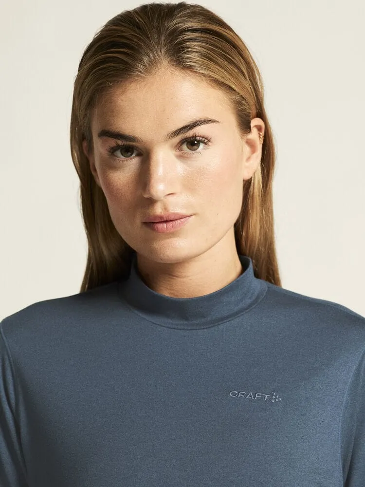 Women's Flow Ms Longsleeve - NORTH/MELANGE sold by Craft Sportswear product image thumbnail 3