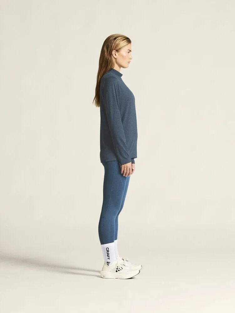 Women's Flow Ms Longsleeve - NORTH/MELANGE sold by Craft Sportswear product image thumbnail 5