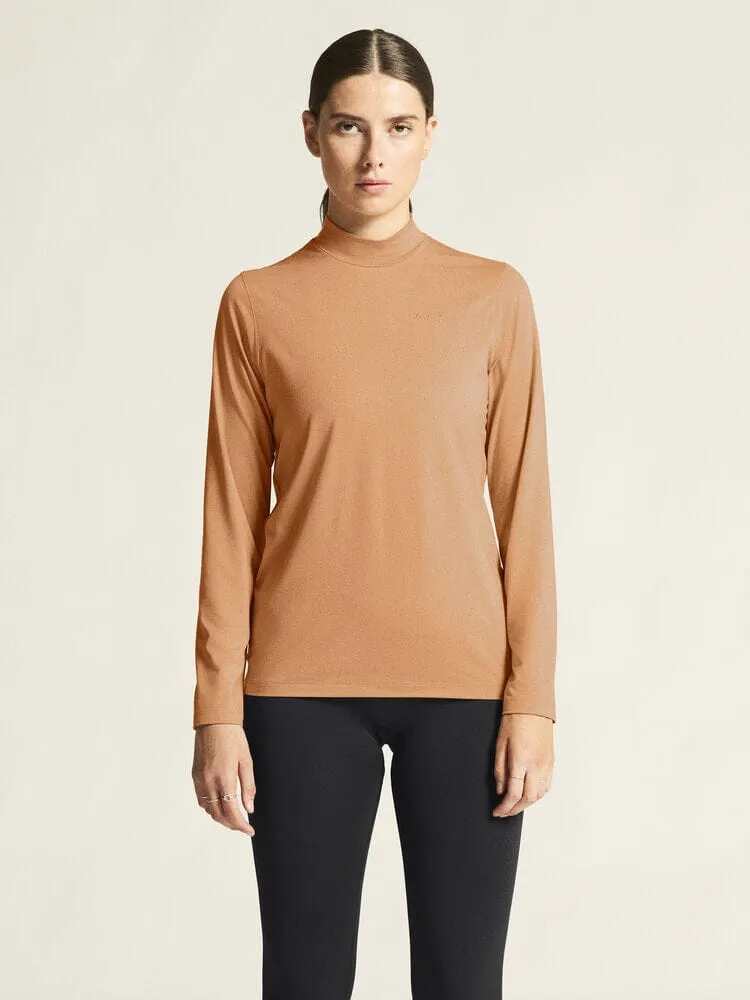 Women's Flow Ms Longsleeve - SYRUP/MELANGE sold by Craft Sportswear product image thumbnail 2