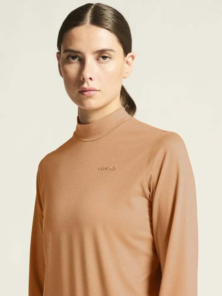 Women's Flow Ms Longsleeve - SYRUP/MELANGE sold by Craft Sportswear product image thumbnail 3