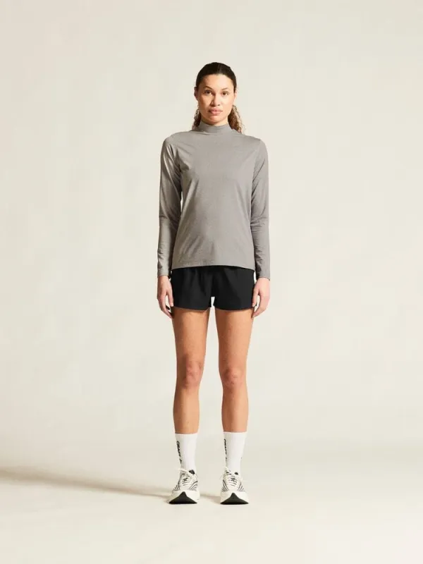 Women's Flow MS Longsleeve - Grey Melange made by Craft Sportswear