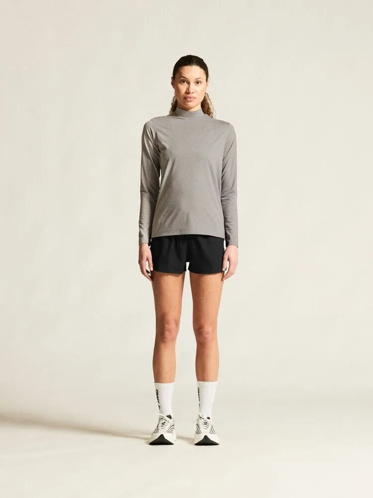 Women's Flow MS Longsleeve - Grey Melange sold by Craft Sportswear