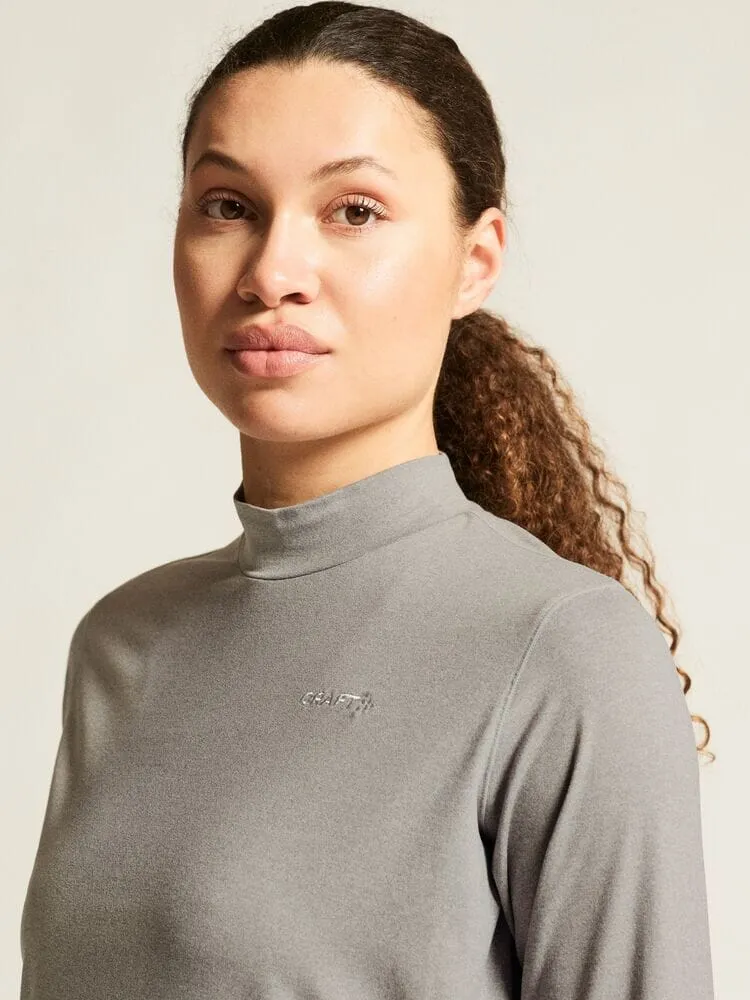 Women's Flow MS Longsleeve - Grey Melange sold by Craft Sportswear product image thumbnail 3