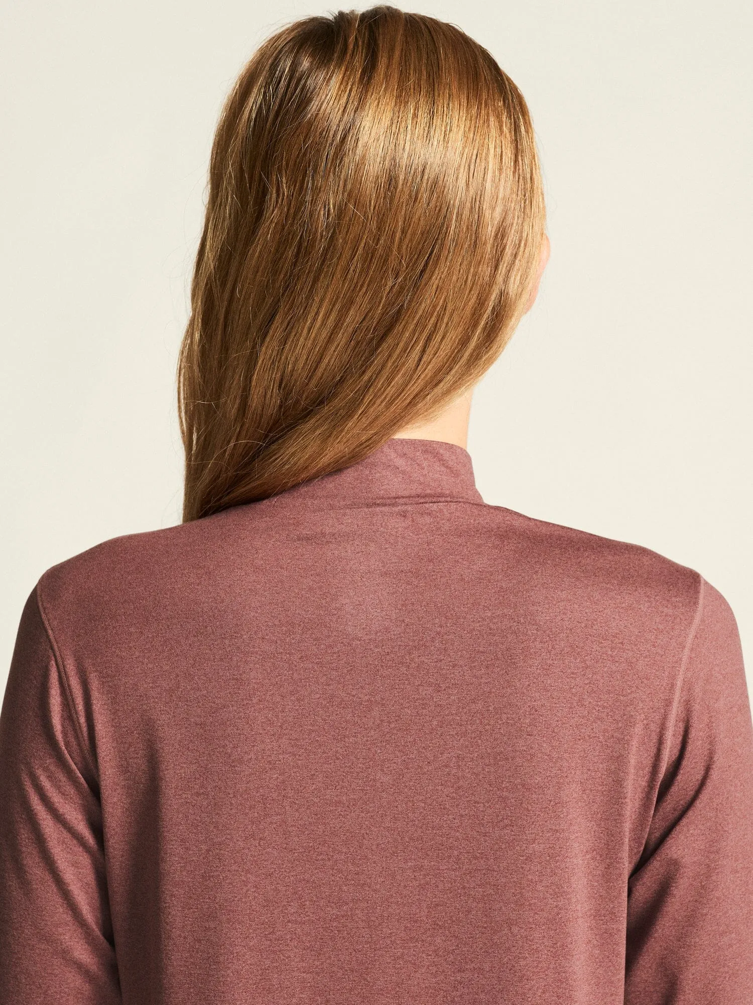 Women's Flow Ms Longsleeve - Rose Brown Melange sold by Craft Sportswear product image thumbnail 4