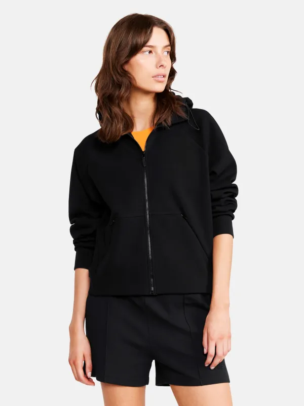Women's ADV Join Full-Zip Hoodie - Black made by Craft Sportswear