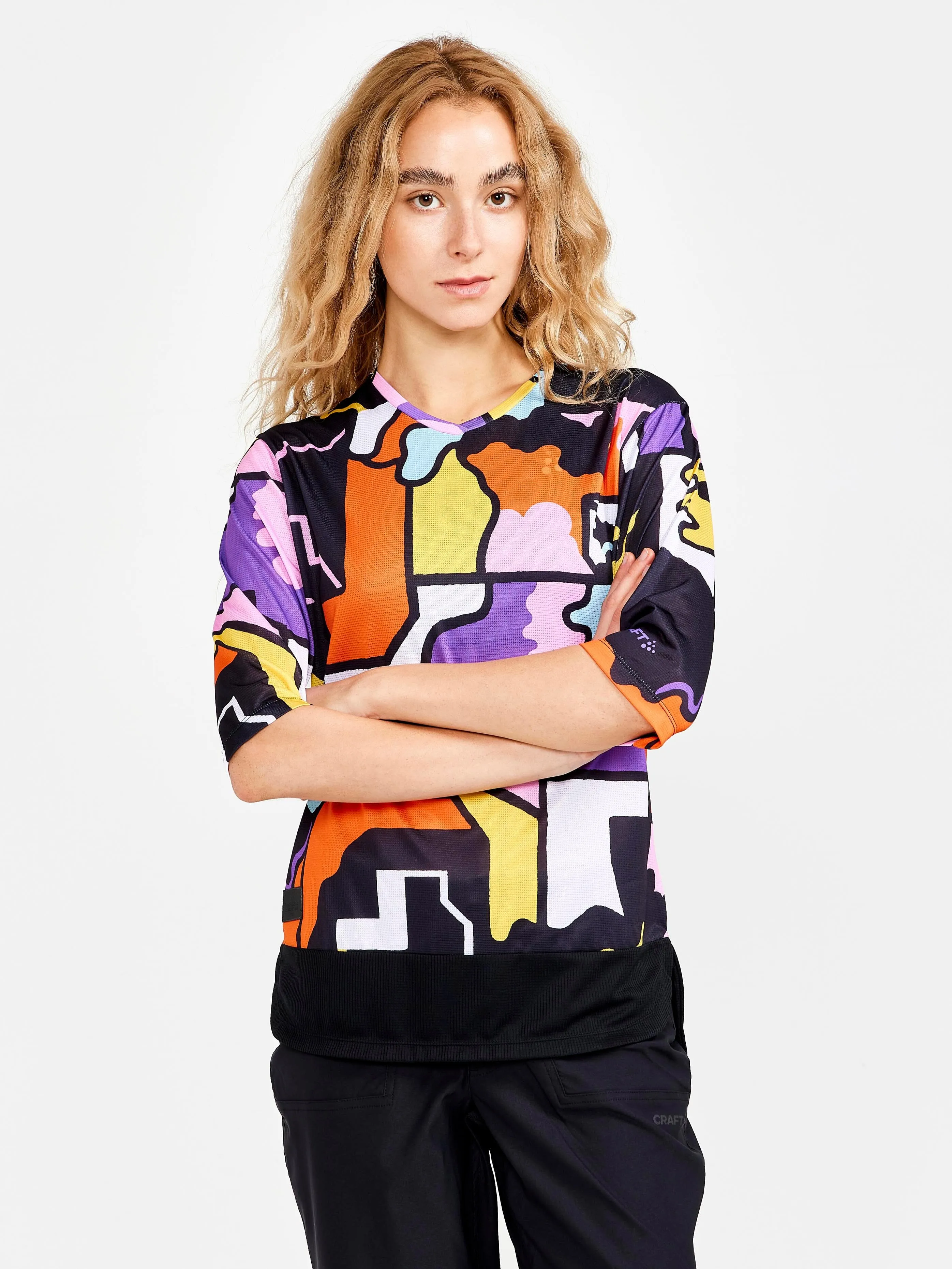 Women's Core Gravel Short Sleeve Tee - MULTI-GUM sold by Craft Sportswear